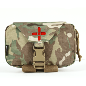 Votagoo IFAK Tactical Nylon Medical Pouch Medical Kit Bag Combat Medical  Storage (Color: CP)